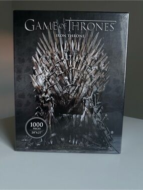 Game of Thrones Iron Throne 1000 Piece Deluxe Puzzle 20x27 SEALED New